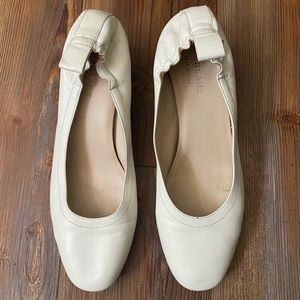 Ivory Leather Heels size 7.5
